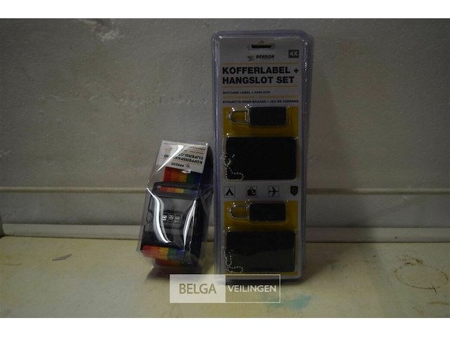 9 koffersloten - afbeelding 1 van  2