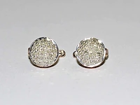 9 kt geelgouden oorbel met 0,82 cts natuurlijke diamant - afbeelding 5 van  6