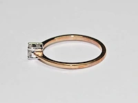 9 kt geelgouden ring met natuurlijke diamant - afbeelding 2 van  7