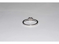 9 kt witgouden ring met natuurlijke diamant - afbeelding 4 van  9