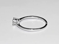 9 kt witgouden ring met natuurlijke diamant - afbeelding 3 van  7