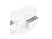 9-lades kast wit - afbeelding 4 van  8