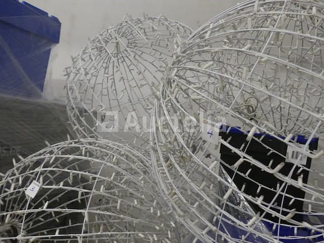 9 lichtdecoraties (hangende bollen) - afbeelding 5 van  10