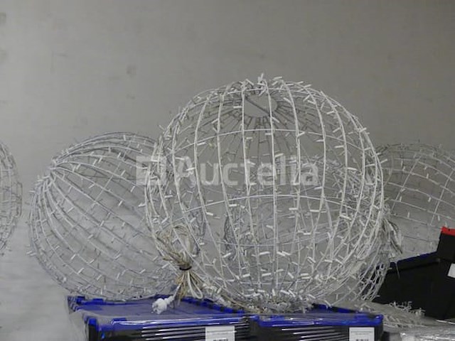 9 lichtdecoraties (hangende bollen) - afbeelding 6 van  10