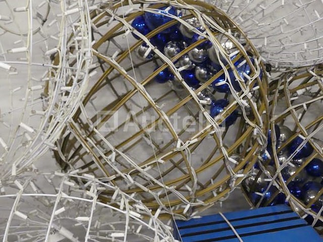 9 lichtdecoraties (hangende bollen) - afbeelding 8 van  10