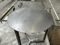 9 metalen bijzettafels - afbeelding 2 van  4