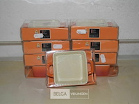 9 mini ovenschotels 9x9x3 cm - afbeelding 1 van  3