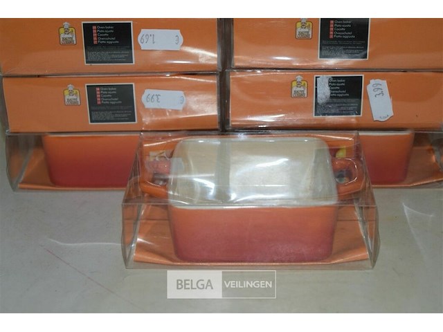 9 mini ovenschotels 9x9x3 cm - afbeelding 3 van  3