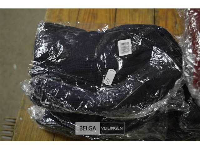 9 mutsen blauw en bordeau - afbeelding 3 van  3