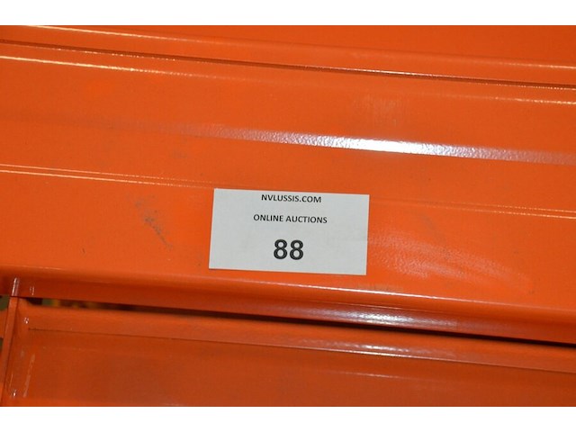 9 oranje dwarsbalken afm. 3,60m stow - afbeelding 3 van  6