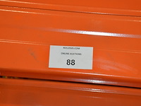 9 oranje dwarsbalken afm. 3,60m stow - afbeelding 3 van  6