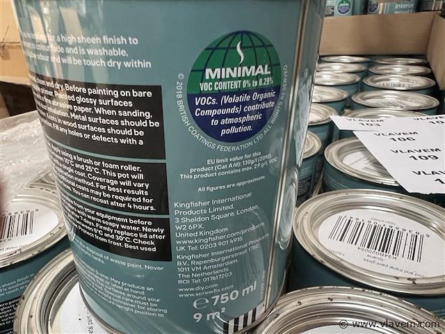 9 potten gloss interior wood & metal. - afbeelding 3 van  3