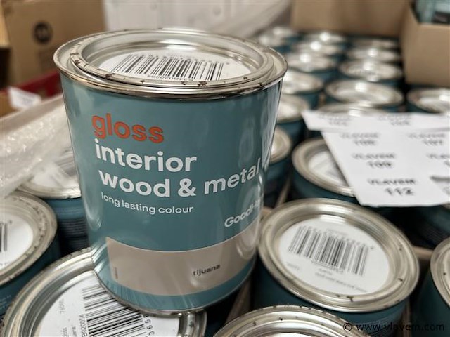 9 potten gloss interior wood & metal. - afbeelding 1 van  3
