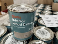 9 potten gloss interior wood & metal. - afbeelding 1 van  3