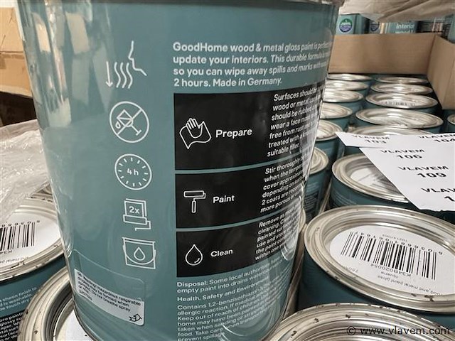 9 potten gloss interior wood & metal. - afbeelding 2 van  3