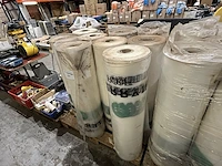 9 rollen plastiekfolie