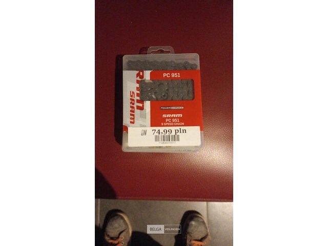 9-speed ketting 114 schakels met powerlink goud - afbeelding 1 van  1