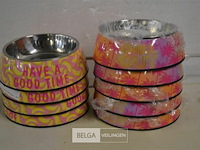 9 voerbakjes kat\hond ø15 cm - afbeelding 1 van  3