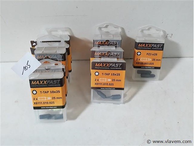 9 x bitsen 2 stuks 3 assorti - afbeelding 1 van  2