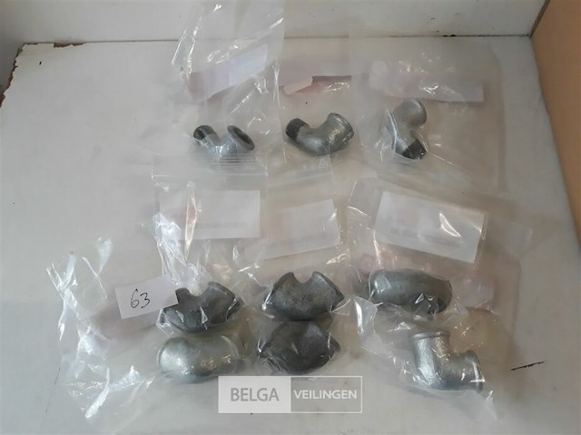 9 x bocht 90° 3/8 galva 2 assorti - afbeelding 2 van  3