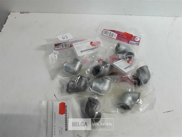 9 x bocht ff 90° 3/8 galva - afbeelding 2 van  3