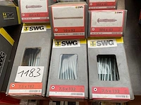 9 x dozen ankers; zelfborende schroeven met afdekplaatje; kozijnschroeven - afbeelding 3 van  10