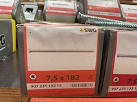 9 x dozen ankers; zelfborende schroeven met afdekplaatje; kozijnschroeven - afbeelding 4 van  10