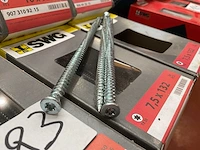 9 x dozen ankers; zelfborende schroeven met afdekplaatje; kozijnschroeven - afbeelding 6 van  10