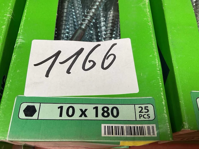 9 x dozen houtdraadbouten - afbeelding 3 van  5