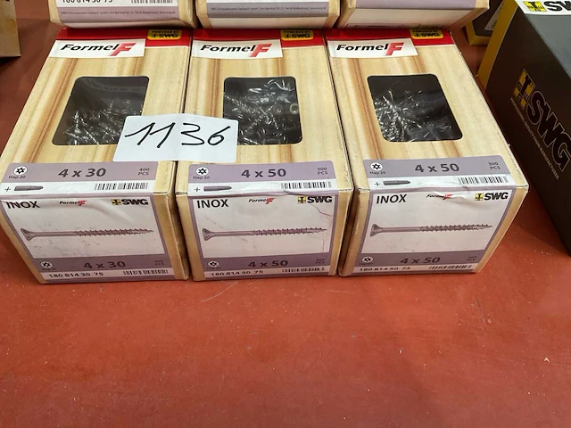 9 x dozen inox schroeven - afbeelding 2 van  7