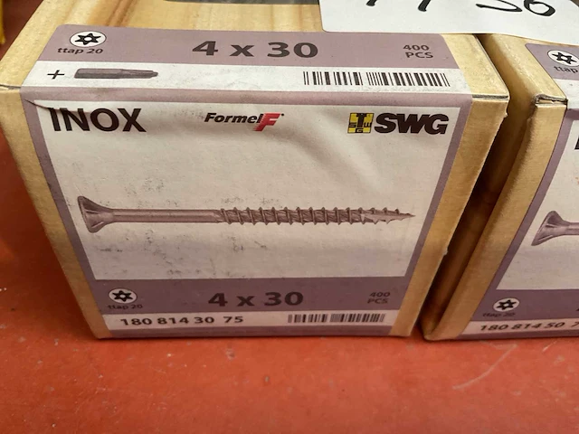9 x dozen inox schroeven - afbeelding 3 van  7