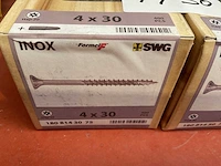 9 x dozen inox schroeven - afbeelding 3 van  7