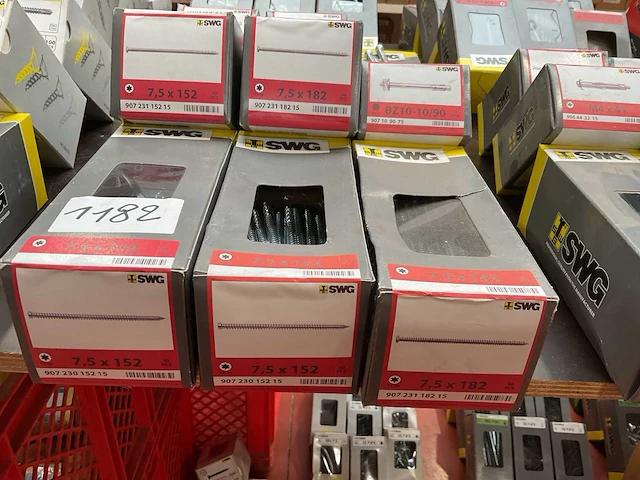 9 x dozen kozijnschroeven; ankers - afbeelding 2 van  8