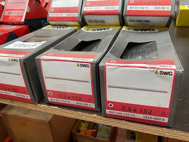 9 x dozen lange schroeven - afbeelding 5 van  11