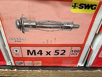 9 x dozen metalen kozijnpluggen - afbeelding 3 van  6