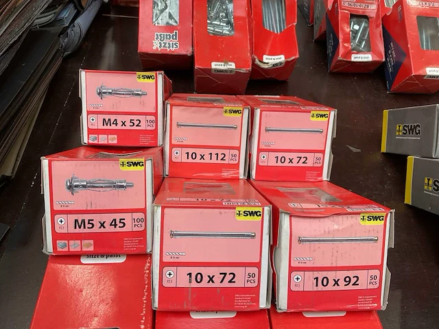 9 x dozen metalen kozijnpluggen - afbeelding 4 van  6