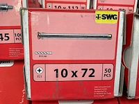 9 x dozen metalen kozijnpluggen - afbeelding 5 van  6