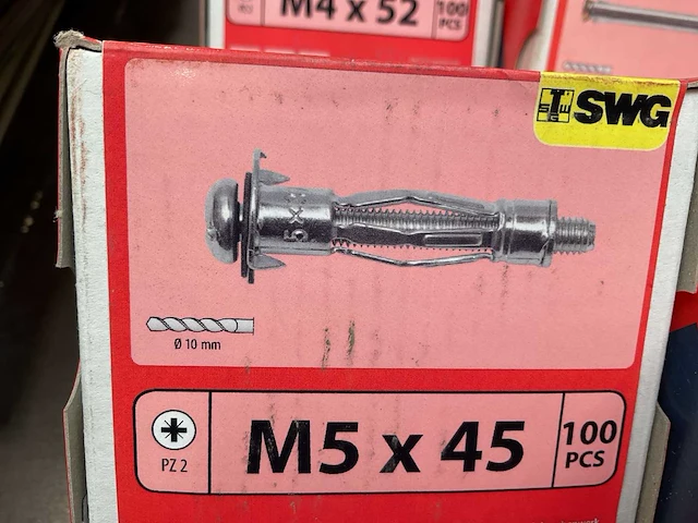 9 x dozen metalen kozijnpluggen - afbeelding 6 van  6