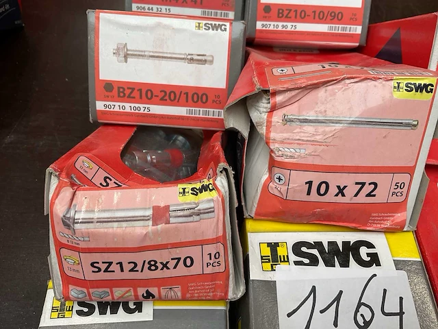 9 x dozen metalen pluggen - afbeelding 6 van  7