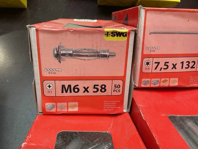 9 x dozen metalen pluggen - afbeelding 6 van  6