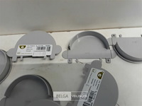 9 x eindstop 80mm licht grijs pvc regenafvoer - afbeelding 3 van  3