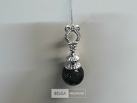 9 x hangdeco met bal 10 cm - afbeelding 3 van  3
