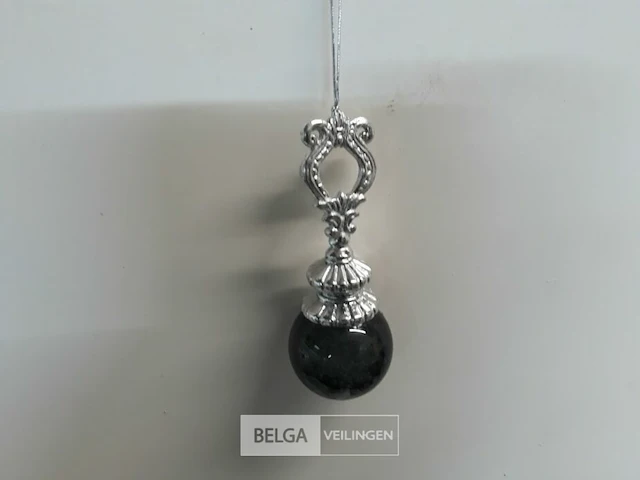 9 x hangdeco met bal 10 cm - afbeelding 3 van  3