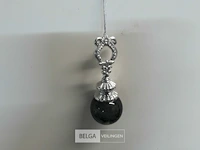 9 x hangdeco met bal 10 cm - afbeelding 3 van  3