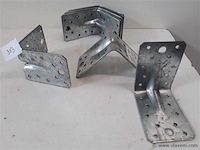 9 x hoekanker zwaar 90x90 met ril - afbeelding 2 van  2