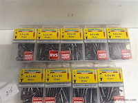 9 x houtschroeven inox diverse maten - afbeelding 2 van  2