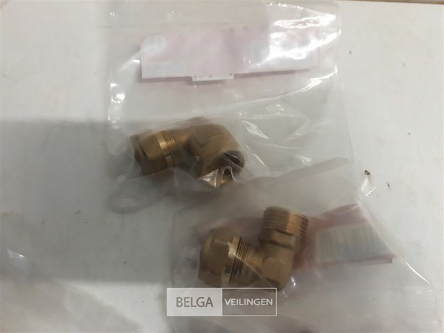 9 x knelkoppeling bocht koper 15 mm ½ 2 assorti - afbeelding 3 van  3