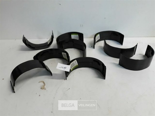 9 x koppelstuk 100mm bruin pvc regenafvoer - afbeelding 1 van  3