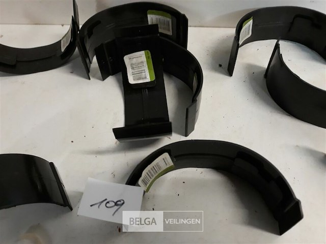 9 x koppelstuk 100mm bruin pvc regenafvoer - afbeelding 3 van  3