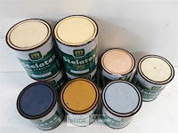 9 x latex muurverf 1 l stelatex mix kleuren - afbeelding 3 van  3